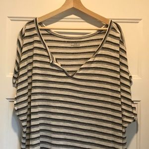 Lane Bryant TriColor Striped Shirt (Size 26/28)